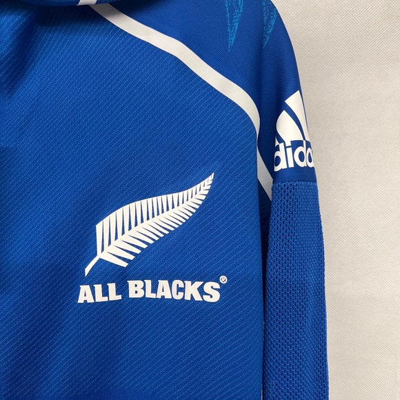 Adidas All Blacks New Zealand Pre Match Jacket Sz small s zip up graphic design - Picture 2 of 12